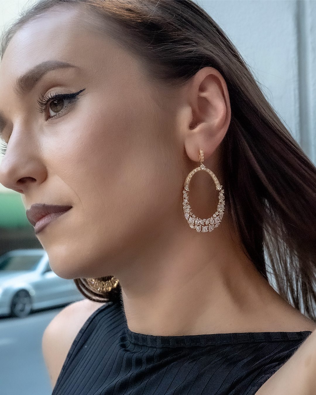 Jewellery editorial — statement earring